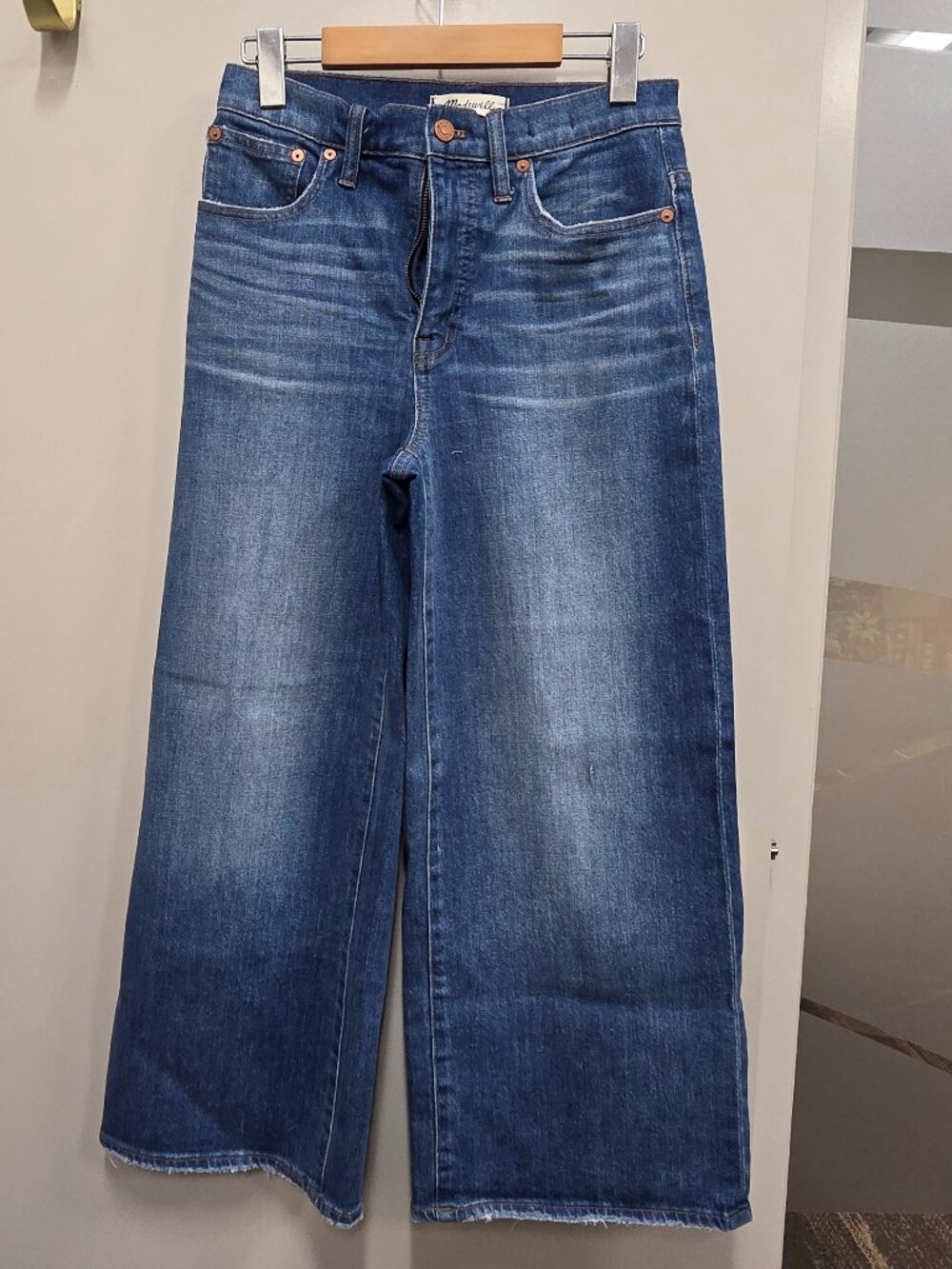 Madewell Wide Leg Crop Jeans